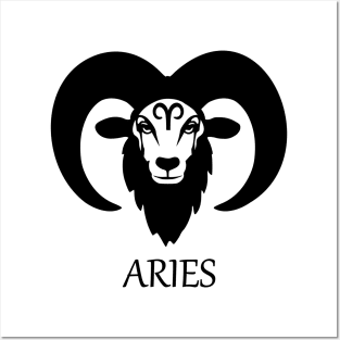 Aries Ram Zodiac Sign Posters and Art